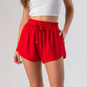100% Polyester Summer <b>Shorts</b> Women With Pocket Quick Dry Lightweight <b>Shorts</b> <b>Ladies</b> Beach <b>Swim</b> Wear <b>Shorts</b> Women's - Product Image 3