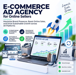 Agence de publicité e-commerce utilisant l'analyse des données et la expertise PPC pour améliorer les performances publicitaires et l'acquisition de clients - Product Image 1
