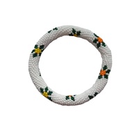 Bracelet artisanal en perles de rocaille, cadeau élégant pour elle, bracelet brodé perlé, accessoire de mode