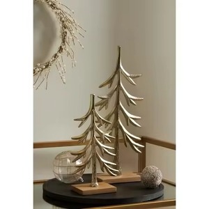 Adorno Navideño Decorativo de Metal para Árbol de Navidad, Elegante Adorno Festivo para Hogares Contemporáneos - Product Image 1
