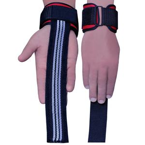 Soporte de muñeca de algodón antideslizante personalizado, combo de correas de gimnasio, correas de muñeca de levantamiento de pesas, barra de mano, muñequeras, soporte de correa de elevación - Product Image 4