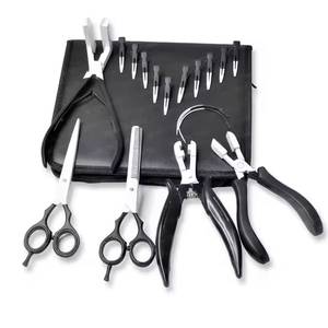 Kit d'outils Morje pour extensions de cheveux en métal et acier inoxydable avec étui violet pour l'installation et le retrait - Product Image 6