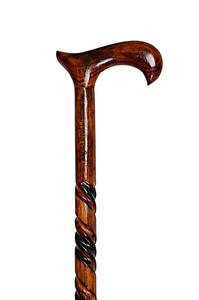 Bastón de Madera con Acabado Clásico y Mango de Resina Moderno que Mejora la Seguridad y la Elegancia - Product Image 4