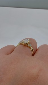 Gorgeous Lab Grown 2.00CT VS2 Marquise Cut Diamond Solitaire <b>Ring</b> 18K Yellow Gold Party Gift Jewelry For Wedding Birthdays Etc - Product Image 4