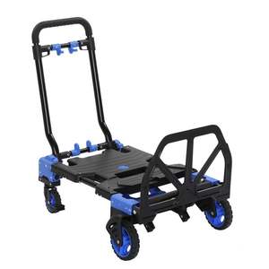 Blue 2-in-1 <b>Luggage</b> <b>Trolley</b> 150kg Capacity Cart - Product Image 1