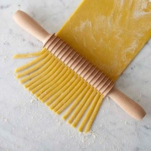 Rouleau à pâtisserie en bois écologique à motifs géométriques pour nouilles, pâtes, pâtisseries, roti, chapati, pizza, cuisine maison - Product Image 3