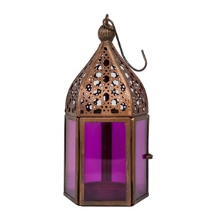 Ramadan Home Tabletop and Hanging Decorations Rose Gold Metal Moroccan Candle Holder <b>Lanterns</b> - Product Image 4