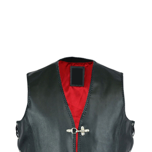 Gilet de moto en cuir OEM personnalisé, veste de moto authentique pour hommes, pour clubs, marques et détaillants - Product Image 5