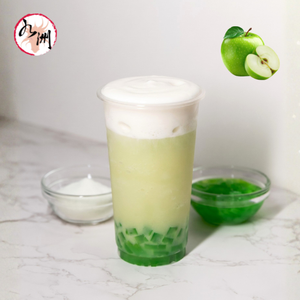 ผงปรุงรสชาผลไม้รสแอปเปิ้ลเขียว 1 กก. สำหรับชงดื่มทันที - ส่วนผสมชานมไข่มุก ผู้จัดจำหน่ายจากไต้หวัน - Product Image 1