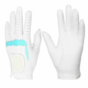 Gants de golf professionnels pour hommes en cuir véritable avec fermeture auto-agrippante, antidérapants, respirants et durables pour les sports de plein air - Product Image 2