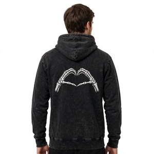 Sweat à capuche personnalisé pour homme, 100% coton, coupe classique, respirant, écologique, avec poche, séchage rapide, BD - Product Image 3
