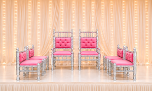 Elegante Juego de Sillas Sankheda Vedi para Bodas Hindúes, Fabricante de Sillas de Boda Sankheda de Calidad de Exportación a Precios de Mayoreo - Product Image 2