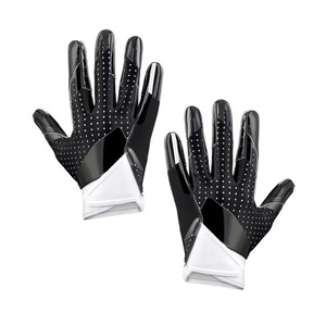 Customized Design Non <b>Slip</b> Receiver American Football Gloves Lightweight Breathable Adjustable Wrist Strap <b>Full</b> Finger Gloves - Product Image 1