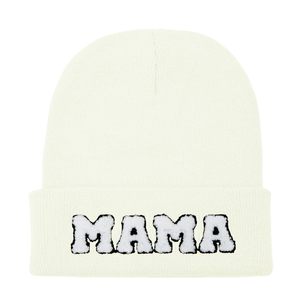 Bonnet en acrylique recyclé doux, personnalisé, tricoté pour l'hiver, avec logo brodé à marque privée, à revers, unisexe, style streetwear - Product Image 6