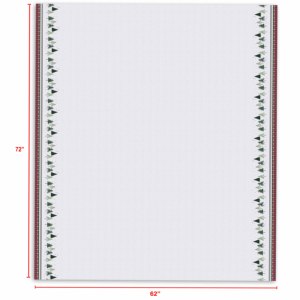 Beautiful Christmas Tree Printed Design Table Cloth Soft Premium Quality Table Cloth for Christmas home Decor. - Product Image 6