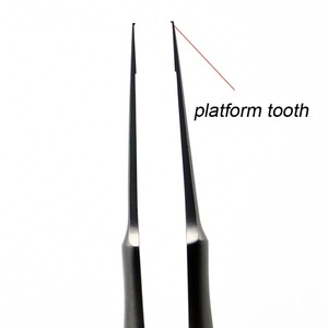 Ensemble d'instruments de microchirurgie manuels de 14 cm, 6 pièces : Ciseaux, Pince porte-aiguille, Pince à dents pour plateforme, pour la chirurgie générale - Product Image 2