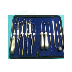 ชุดคีมถอนฟันเหล็กคุณภาพสูงแบบใช้มือ ชุดเครื่องมือผ่าตัดทางทันตกรรม ได้รับการรับรองมาตรฐาน CE - Product Image 1