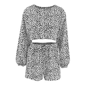 SMOOTH Custom Logo Womens <b>White</b> Cotton Onesie Pajamas Long Sleeve Shorts Comfortable Loungewear Homewear 2026 - Product Image 1