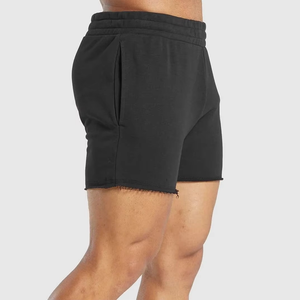 Shorts de sport micro-solides de qualité supérieure pour hommes, personnalisables, décontractés, taille mi-haute, grandes tailles, respirants, séchage rapide, shorts chauds - Product Image 5