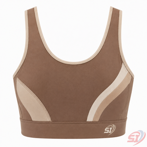 Womens High Support <b>Racerback</b> Sports <b>Bra</b> Custom Breathable Quick Dry Yoga Fitness <b>Bra</b> Crystal Decoration 100% Polyester - Product Image 4