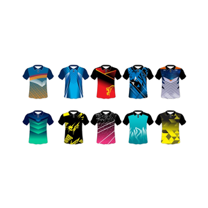 CAMISETAS DEPORTIVAS SUBLIMACIÓN de poliéster/algodón tejidas para jugadores de críquet - Product Image 1
