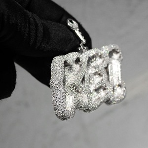 Colgante Hip Hop con Diamantes Cultivados en Laboratorio, Brillantes, para Joyería Masculina, Disponible a Precio de Exportación - Product Image 6
