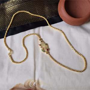 Diamond and Pearl Gemstone Fashion Chain Necklace for Wedding Party Gift - Product Image 1