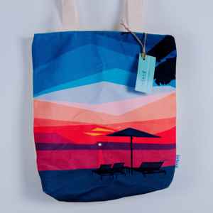 Sac fourre-tout en toile Sunset Serenity - Product Image 1