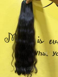 Extensiones de Cabello Virgen Indio Ondulado de Alta Calidad, 22 Pulgadas, Super Double Drawn, 100 Gramos, Grado 12A, Cabello de Donante Único, Tejido Permanente - Product Image 1