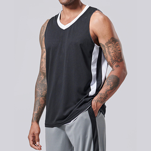 Meilleure vente, prix compétitif, faible MOQ, nouveau maillot de basketball OEM 100% polyester, écologique, respirant, confortable, haute qualité - Product Image 5