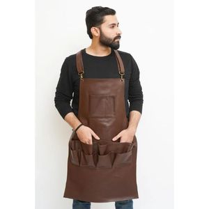 Leather Woven Sleeveless Welding <b>Work</b> <b>Apron</b> Heat & Flame Resistant Heavy Duty Durable Safety Daily Use - Product Image 4