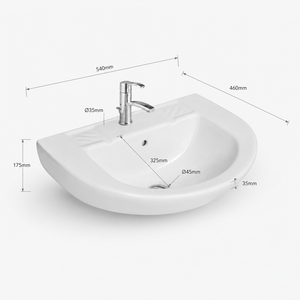 Lavabo ovale minimaliste en marbre à rebord fin, style moderne, à encastrer, pour bureau, hôtel, salle de bain, villa, durable - Product Image 4