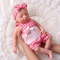 Poupée Bébé Reborn Fille Réaliste Aurora de 16 Pouces en Silicone Intégral, Poupée Nouveau-né Endormie, Fournisseur OEM ODM