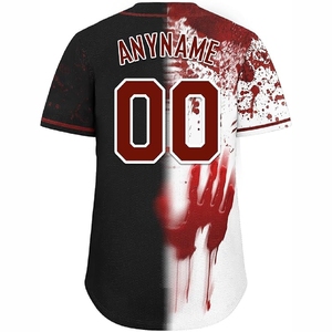 Maillot de baseball en sublimation couleur intégrale, uniforme d'équipe sportive avec construction en tissu léger - Product Image 4