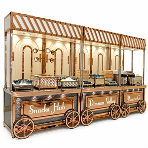 Station de restauration mobile en acier inoxydable Royal Caravan pour une utilisation en intérieur/extérieur - Product Image 1