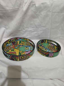 Plateau de service en bois fait main Rectangle écologique à forte demande pour la cuisine salon divertissement en plein air disponible meilleur - Product Image 6