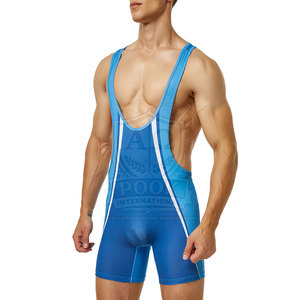 Nuevo Singlet de Lucha Libre para Hombre en Spandex y Poliéster, de Secado Rápido y Personalizable - Product Image 5