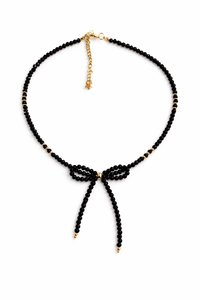 Collier Bohème Fait Main en Verre Perlé Géométrique avec Fermoir Plaqué Or, Design Bleu et Blanc, Bijou Unisexe pour Fête, Écologique - Product Image 4