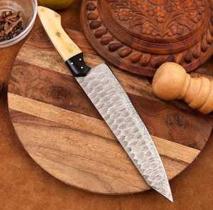 Wholesale Customized High Quality PRESTIGE BLADES OEM/ODM Chef's <b>Knives</b> Damascus Steel Ambidextrous Dishwasher <b>Safe</b> Modern - Product Image 4