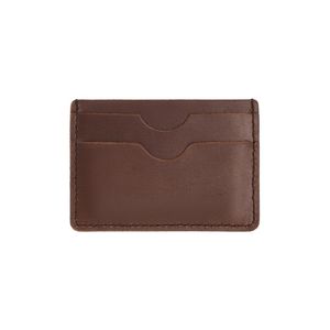 Tarjetero de Cuero Premium para Hombre, Cartera Minimalista Delgada, Estuche para Tarjetas de Crédito de Cuero Genuino, Organizador de Tarjetas Compacto de Bolsillo - Product Image 3