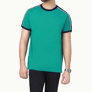เสื้อยืดผู้ชายสั่งทำพิเศษ คุณภาพสูง ผ้าฝ้าย 100% แขนสั้น ใส่สบายๆ ในฤดูร้อน แฟชั่นใหม่ สีพื้น ทอแบบถัก - Product Image 2