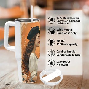 Personalized <b>Insulated</b> Tumbler 40oz Stainless Steel Travel <b>Mug</b> for Motorcycle Club Events - Product Image 5