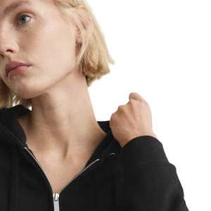 Custom Women's Slim Fit Full <b>Zip</b> Hoodie Lightweight Fleece <b>Hooded</b> Sweatshirt Casual Activewear Jacket OEM ODM Supplier - Product Image 3