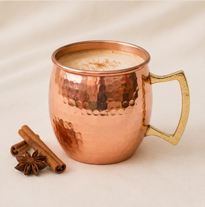 Mug Moscow Mule en cuivre pur 100% fait main, martelé, en cuivre massif, pour cocktails et bières, vente en gros, logo personnalisable, articles de bar - Product Image 6
