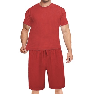 Logo personnalisé ensemble de vêtements de sport actifs pour hommes 100% polyester vêtements d'extérieur respirant tricoté Legging pour Gym Fitness Style court - Product Image 3