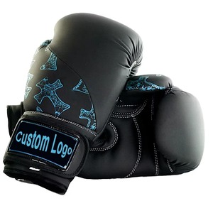 Guantes de Boxeo Profesionales de Cuero con Anillo para el Pulgar, Antiesguinces, para Entrenamiento, con Espuma de Alta Densidad, para Entrenamiento con Saco de Boxeo - Product Image 1