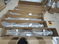 Balustrade extérieure en acier inoxydable, poteau de garde-corps tubulaire en verre pour escalier et balcon, main courante en tube