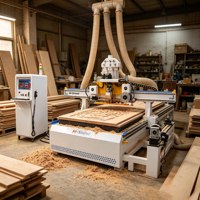 Offre Spéciale : Routeur CNC M-shine pour la découpe linéaire de profilés, idéal pour la personnalisation complète des maisons, des portes en bois massif et des meubles en panneaux.