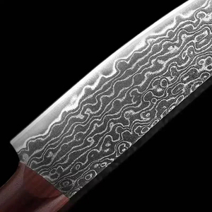 Cuchillo de Acero de Damasco para Frutas, Cuchillo de Cocina para Carne, Cuchillo para Pelar, Cuchillo para Filetes, Herramienta de Corte Afilada para Carne y Verduras - Product Image 5