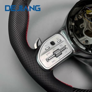 Volante Deportivo AMG de Cuero para Mercedes Benz GLA CLS C300 E63 W222 Clase A Clase C W213 W203 W205 - Product Image 3